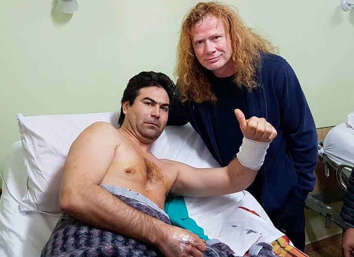 dave mustaine ospedale