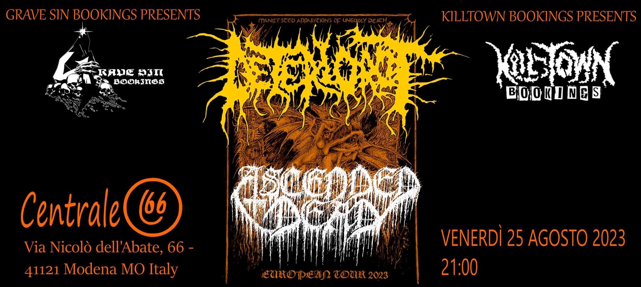 Modena Metal Deteriorot e Ascended Dead: Live al Centrale 66 di Modena - Metal In Italy
